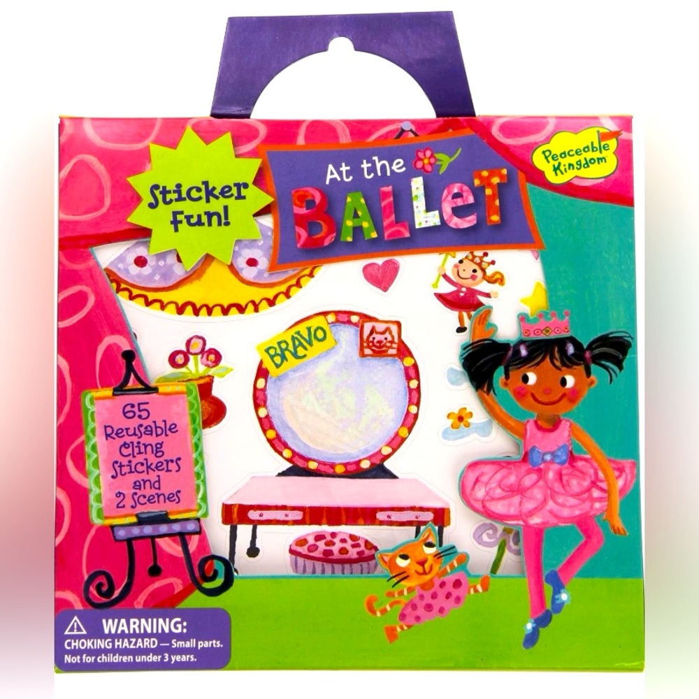 ‘At the Ballet' Reusable Sticker Fun & Activity Tote